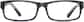 Front view of Kids’ Rectangle Glasses 187112 in Gray thumbnail