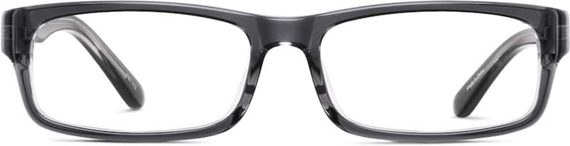 Gray Kids’ Rectangle Glasses