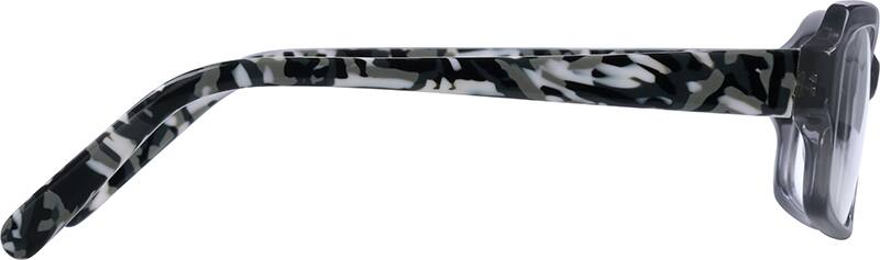 ●BLACK BALLED Black Rectangle Glasses #187321 | Zenni Optical