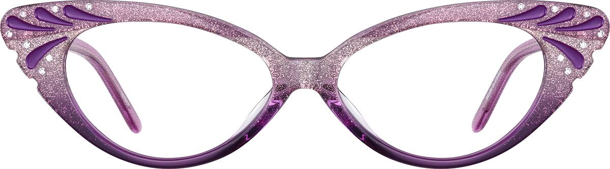 Purple Cat-Eye Glasses #187617 | Zenni Optical Canada