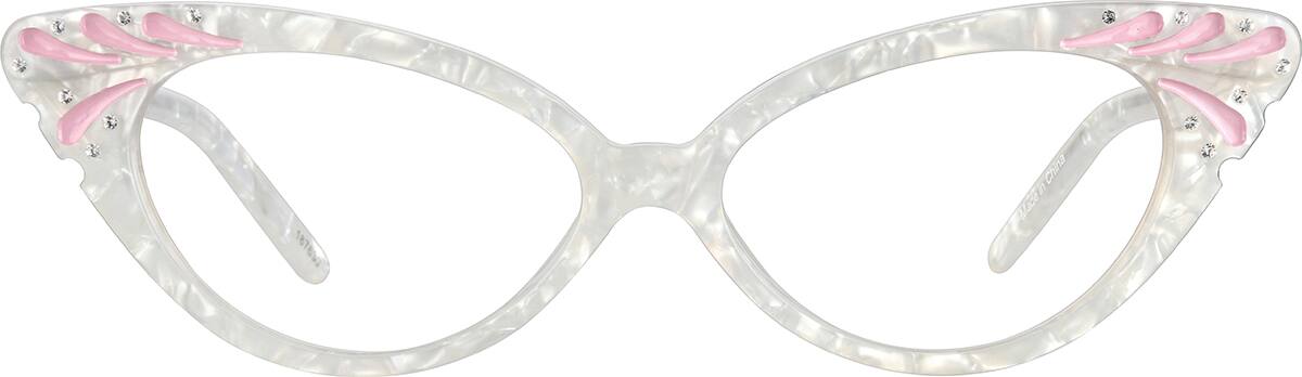 pearl cat eye glasses