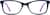 Front view of Rectangle Glasses 187717 in Purple thumbnail