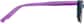 Side view of Rectangle Glasses 187717 in Purple thumbnail
