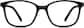 Front view of Square Glasses 188321 in Black thumbnail