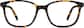 Front view of Square Glasses 188325 in Tortoiseshell thumbnail