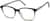 Angle view of Square Glasses 188339 in Gray thumbnail