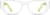 Front view of Oval Glasses 189130 in White thumbnail