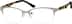 Rectangle Glasses 190411 in Silver