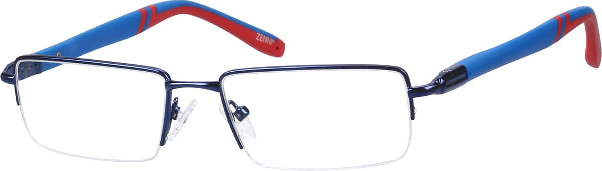 小物 bond eyewear Blue Rectangle Glasses #190516 | Zenni Optical