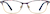 Front view of Rectangle Glasses 1910139 in Pattern/Gold thumbnail