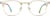 Front view of Browline Glasses 1910223 in Clear and Rainbow thumbnail