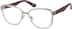 Geometric Glasses 1910515 in Brown