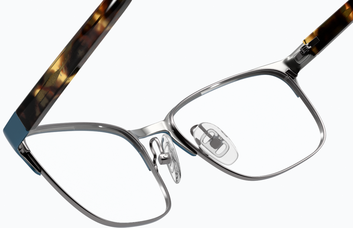 See-through view of Browline Glasses 1910716 in Peacock thumbnail