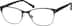 Rectangle Glasses 1911121 in Black