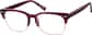 Angle view of Unplugged Glasses 1911218 in Garnet thumbnail