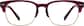 Front view of Unplugged Glasses 1911218 in Garnet thumbnail