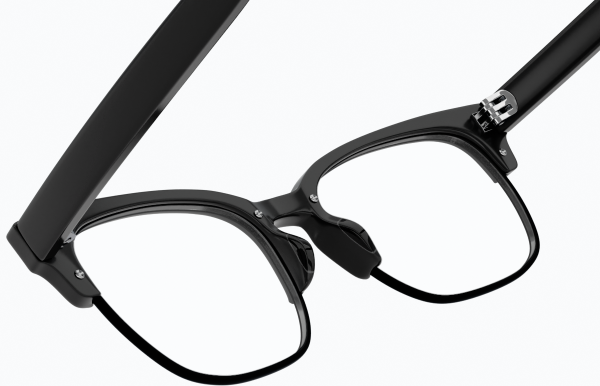 See-through view of Unplugged Glasses 1911221 in Black thumbnail