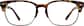 Front view of Unplugged Glasses 1911225 in Tortoiseshell thumbnail