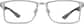 Front view of Rectangle Glasses 1911412 in Gray thumbnail