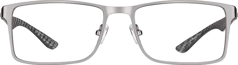 Gray Rectangle Glasses