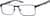 Angle view of Rectangle Glasses 1911416 in Blue thumbnail