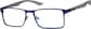 Angle view of Rectangle Glasses 1911416 in Blue thumbnail