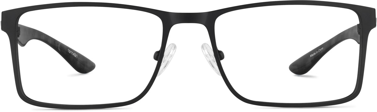 Black Rectangle Glasses