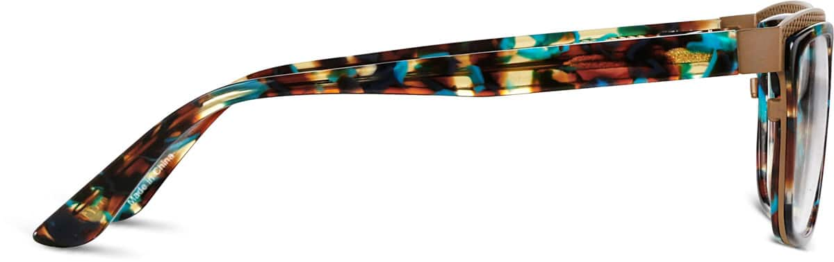 Side view of Rectangle Glasses 1911719 in Multi