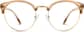 Front view of Browline Glasses 1911815 in Honey thumbnail