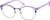 Angle view of Browline Glasses 1911817 in Lilac thumbnail
