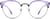 Front view of Browline Glasses 1911817 in Lilac thumbnail