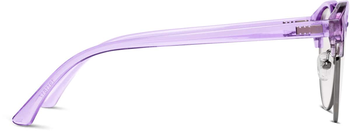 Side view of Browline Glasses 1911817 in Lilac