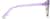 Side view of Browline Glasses 1911817 in Lilac thumbnail