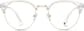 Front view of Browline Glasses 1911823 in Clear thumbnail