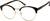 Angle view of Browline Glasses 1911824 in Pattern thumbnail