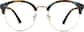 Front view of Browline Glasses 1911824 in Pattern thumbnail