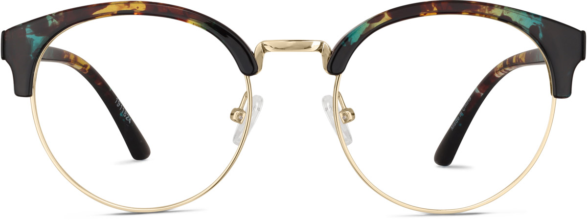 Pattern Browline Glasses