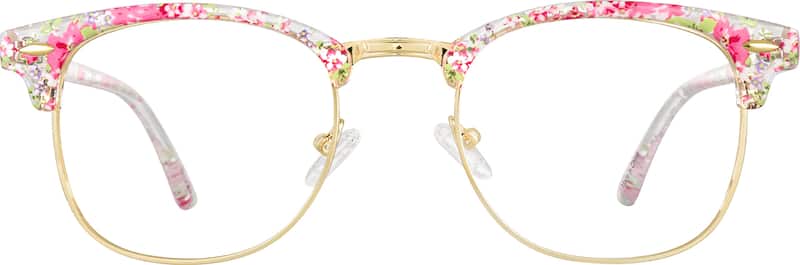 Pink Browline Glasses