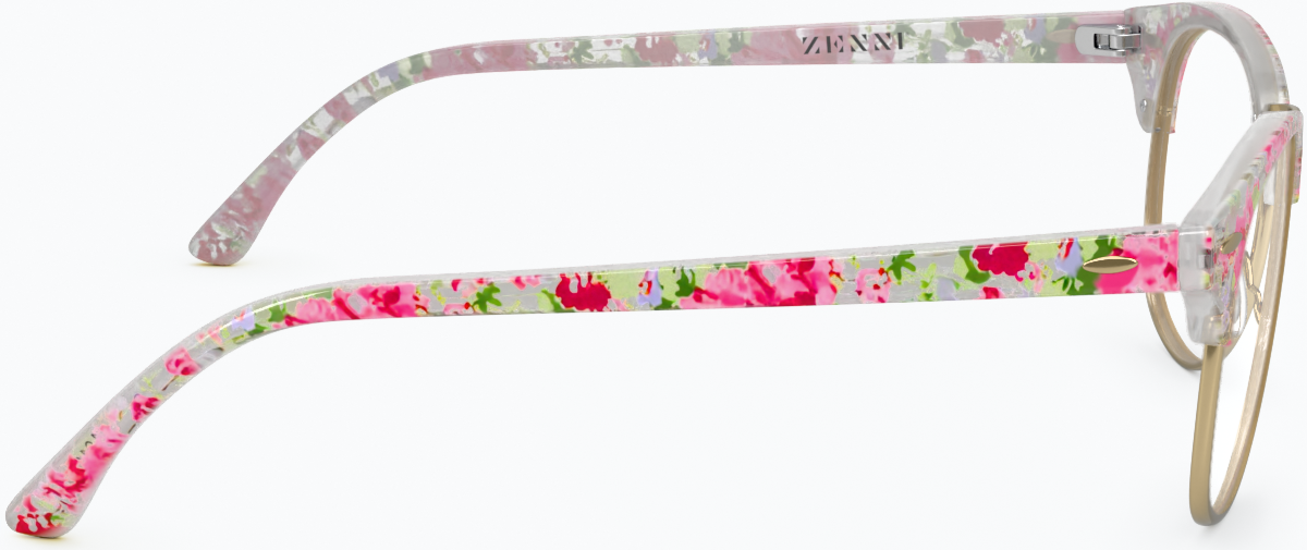 Side view of Browline Glasses 1912049 in Pink thumbnail