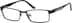 Rectangle Glasses 191212 in Gray