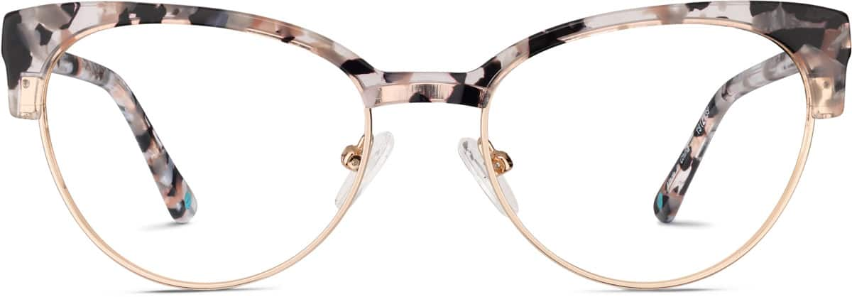 Front view of Cat-Eye Glasses 1912139 in Tortoiseshell