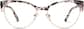 Front view of Cat-Eye Glasses 1912139 in Tortoiseshell thumbnail