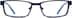 Rectangle Glasses 191216 in Blue