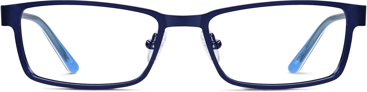 Blue Rectangle Glasses