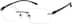 Rimless Glasses 1912421 in Black