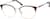Angle view of Browline Glasses 1912625 in Tortoiseshell thumbnail