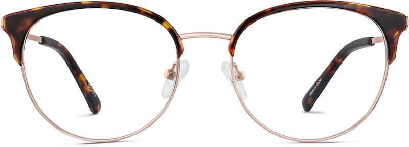 Tortoiseshell Browline Glasses