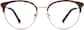 Front view of Browline Glasses 1912625 in Tortoiseshell thumbnail