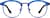 Front view of Kids' Round Glasses 1912916 in Cobalt thumbnail