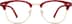 Kids' Browline Glasses 1913118 in Red
